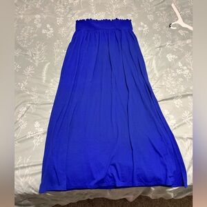 Zenana Outfitters Royal Blue Maxi Skirt